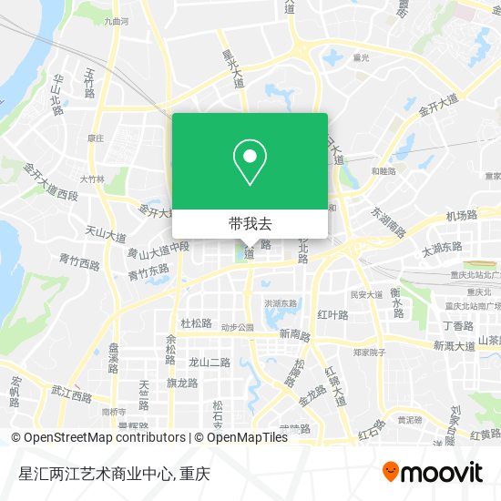 星汇两江艺术商业中心地图