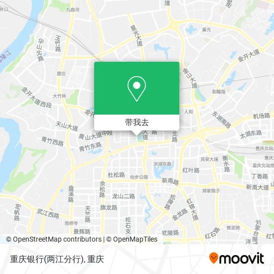 重庆银行(两江分行)地图