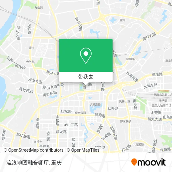 流浪地图融合餐厅地图