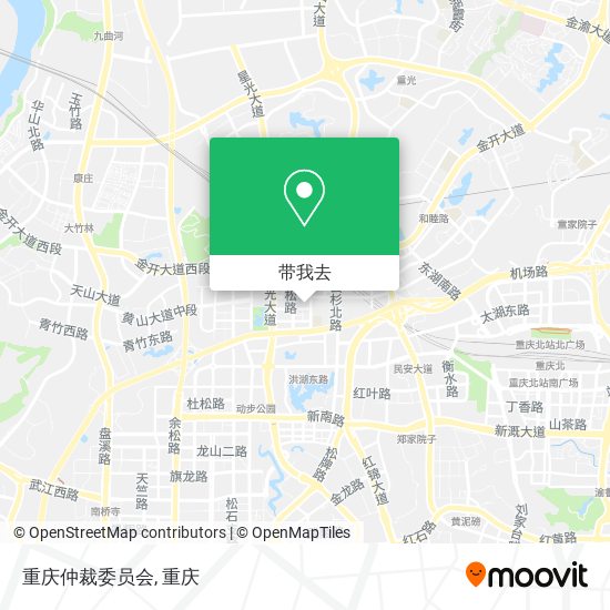 重庆仲裁委员会地图
