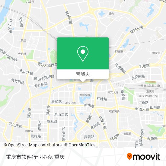重庆市软件行业协会地图