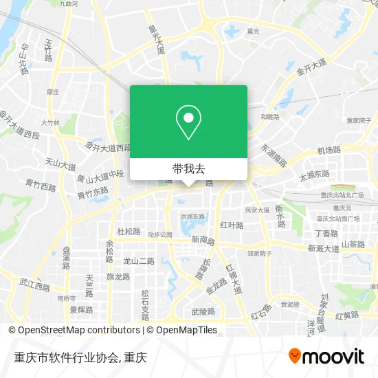 重庆市软件行业协会地图