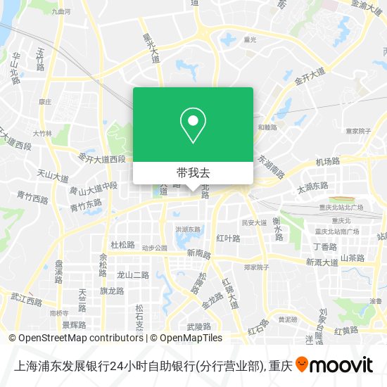 上海浦东发展银行24小时自助银行(分行营业部)地图