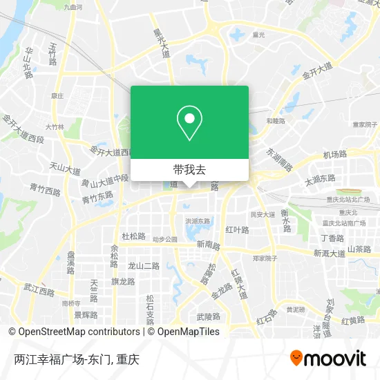 两江幸福广场-东门地图