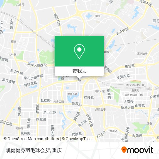 凯健健身羽毛球会所地图