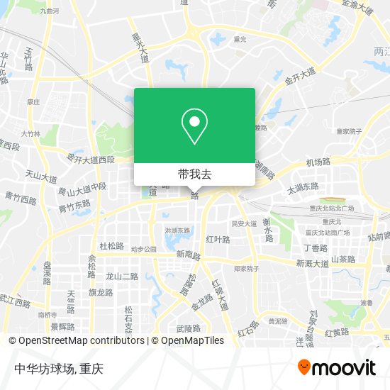 中华坊球场地图