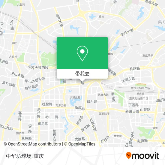 中华坊球场地图
