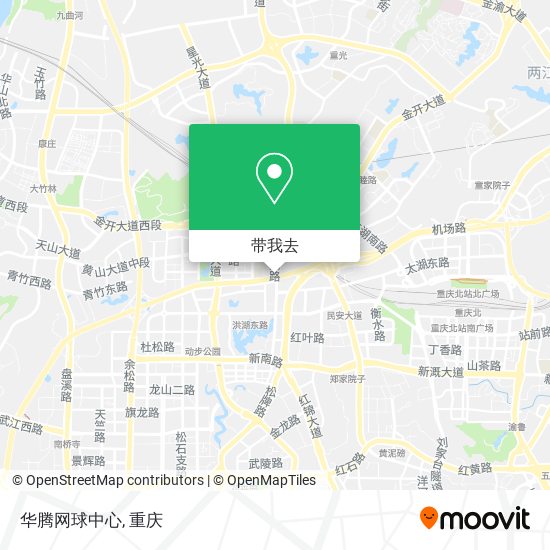 华腾网球中心地图