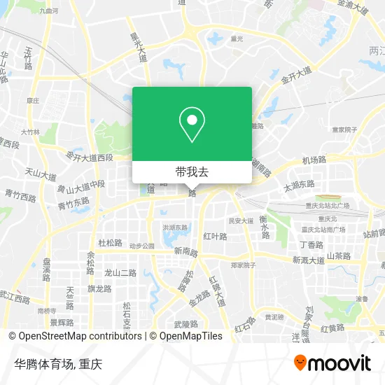 华腾体育场地图
