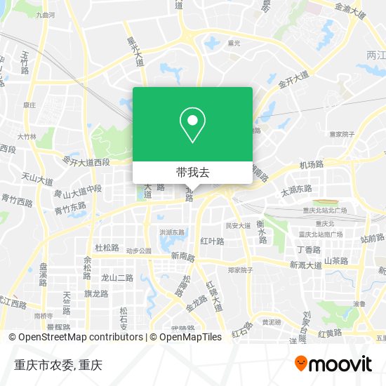 重庆市农委地图