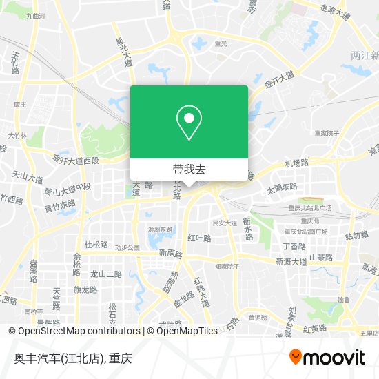 奥丰汽车(江北店)地图