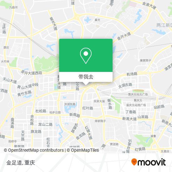金足道地图