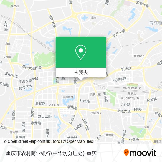 重庆市农村商业银行(中华坊分理处)地图