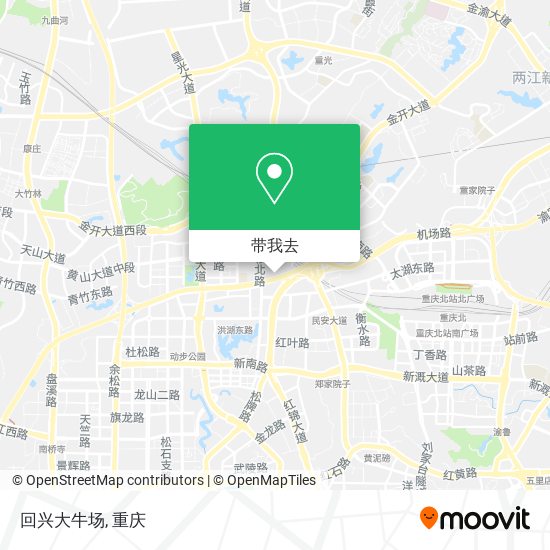 回兴大牛场地图