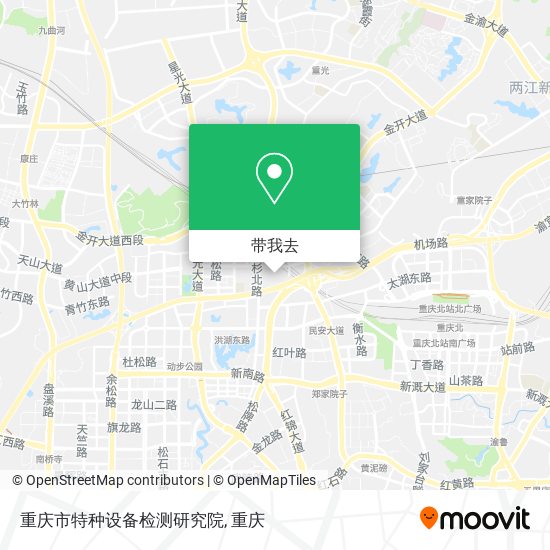 重庆市特种设备检测研究院地图