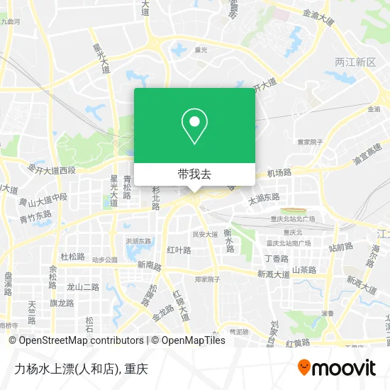 力杨水上漂(人和店)地图