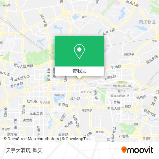 天宇大酒店地图
