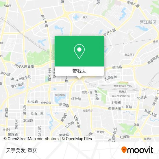 天宇美发地图