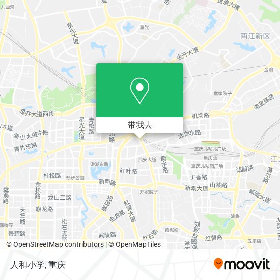 人和小学地图
