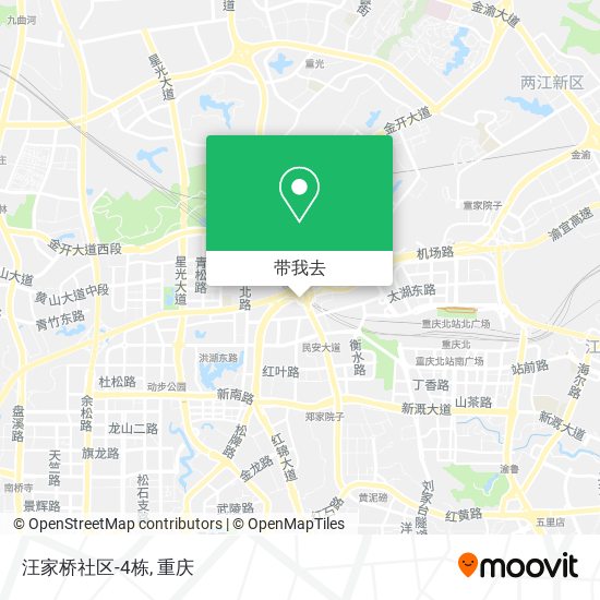 汪家桥社区-4栋地图