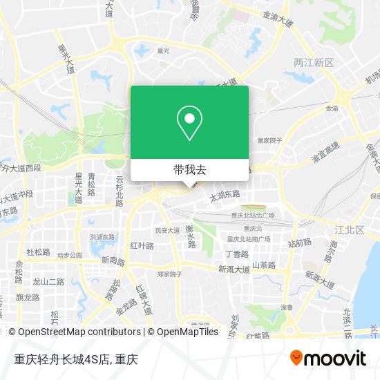 重庆轻舟长城4S店地图