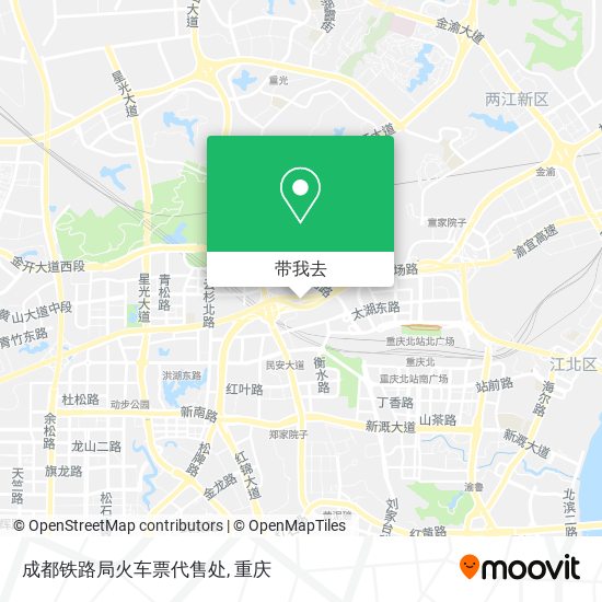 成都铁路局火车票代售处地图