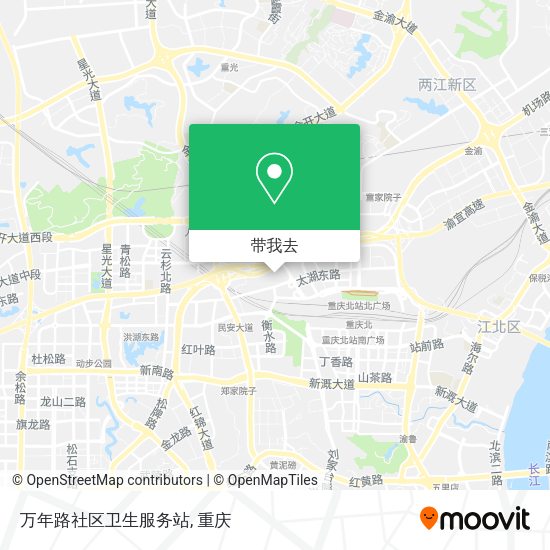 万年路社区卫生服务站地图