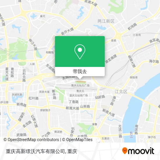 重庆高新璟沃汽车有限公司地图