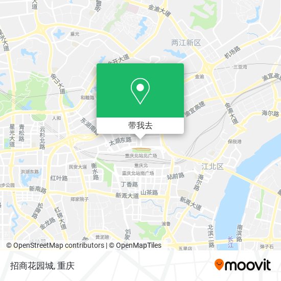 招商花园城地图