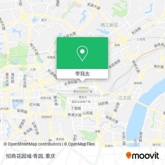 招商花园城-青园地图