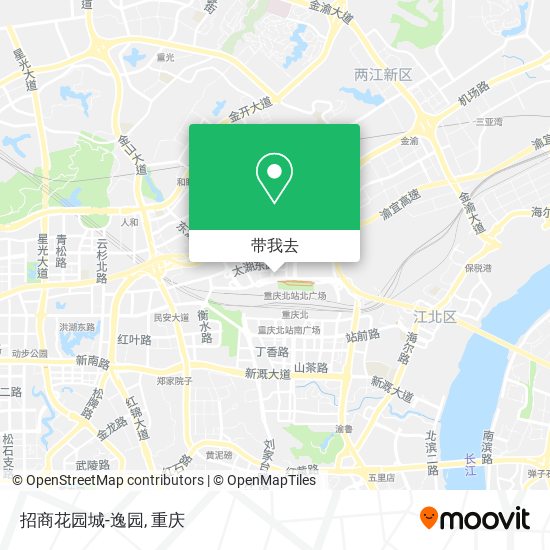 招商花园城-逸园地图