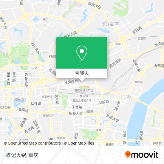 杈记火锅地图