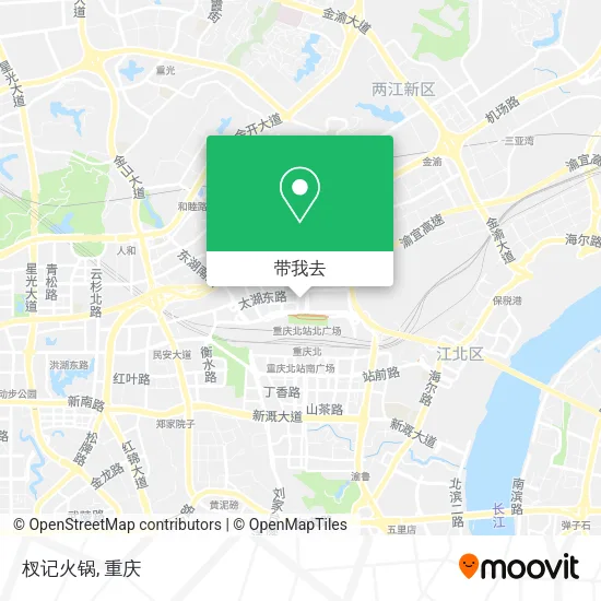杈记火锅地图