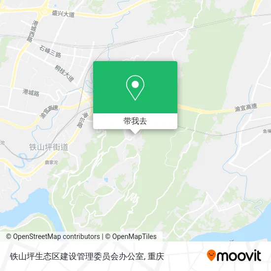 铁山坪生态区建设管理委员会办公室地图