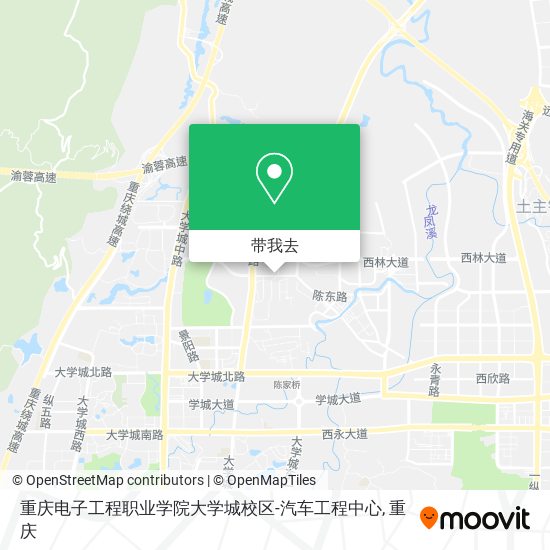 重庆电子工程职业学院大学城校区-汽车工程中心地图