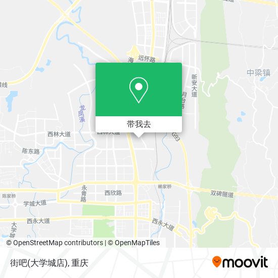 街吧(大学城店)地图