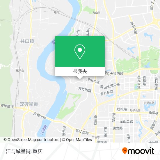 江与城星街地图