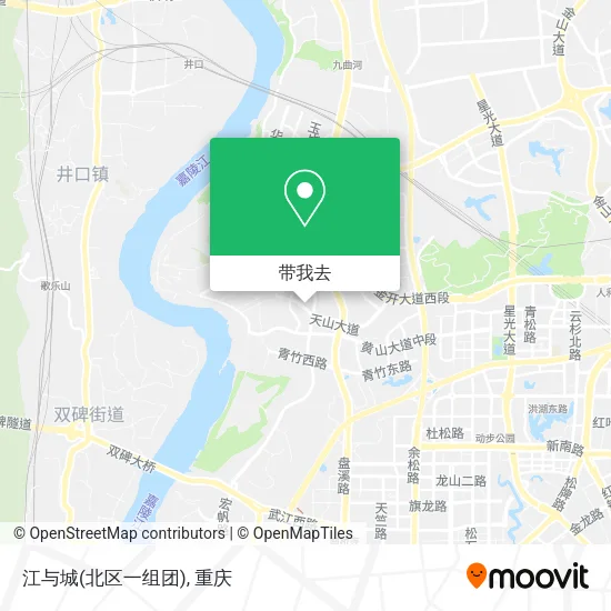 江与城(北区一组团)地图