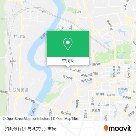 招商银行(江与城支行)地图