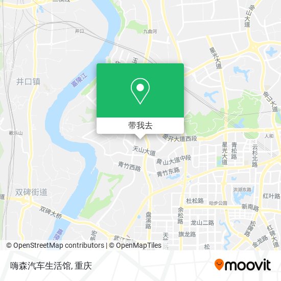 嗨森汽车生活馆地图