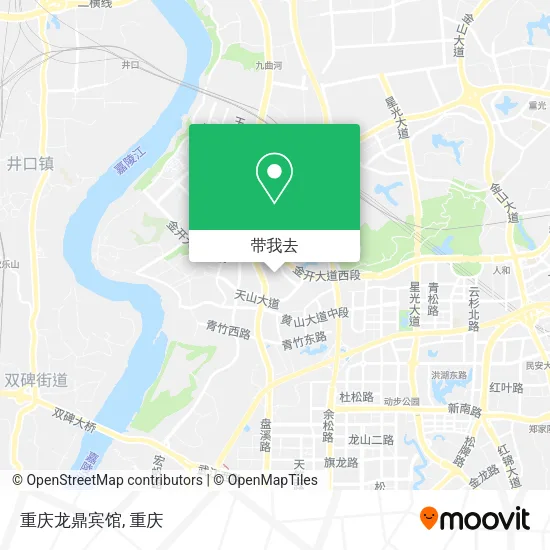 重庆龙鼎宾馆地图