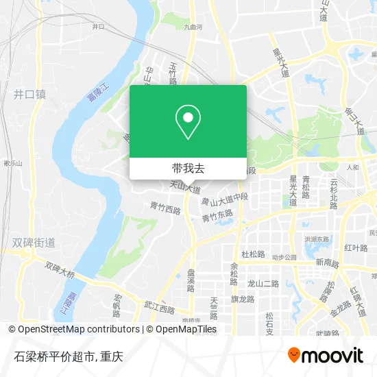 石梁桥平价超市地图