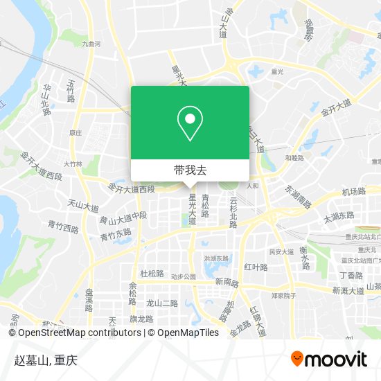 赵墓山地图