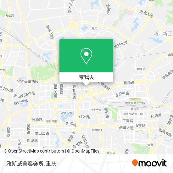 雅斯威美容会所地图