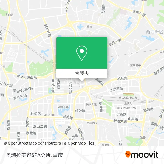 奥瑞拉美容SPA会所地图