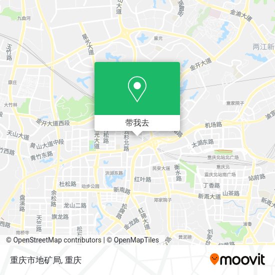 重庆市地矿局地图