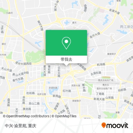中兴·渝景苑地图