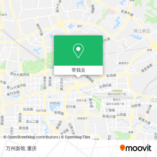 万州面馆地图