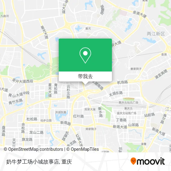奶牛梦工场小城故事店地图