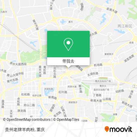 贵州老牌羊肉粉地图